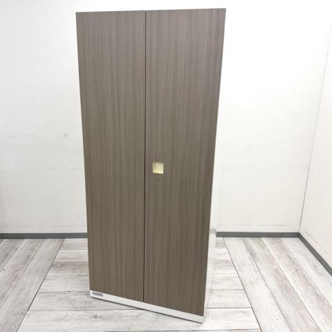 【中古】レクトライン 4T217F ZA75 オカムラ（okamura） ハイキャビネット／両開き