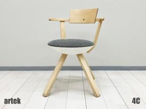 ４C)artek/アルテック　ライバルチェア　コンスタンチン グルチッチ　北欧フィンランド　ナチュラルラッカー