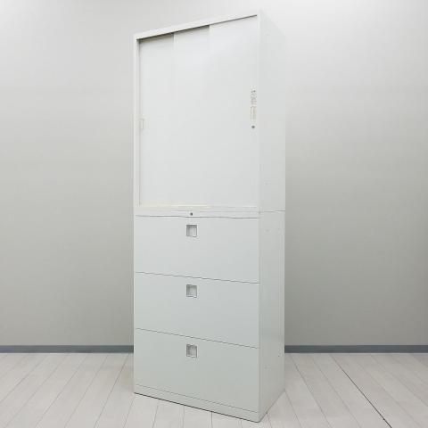 【中古】レクトライン  オカムラ（okamura） ハイキャビネット／その他