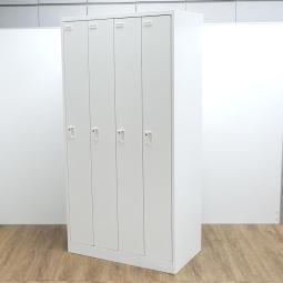 【近日、2台入荷予定】オカムラ製　FZ　ネオホワイト　W900xD515xH1790サイズ　シリンダー錠　個人の衣服や荷物をしっかり管理！　使い勝手の良い4人用ロッカー！　移転・増員にもおすすめ！　更衣用ロッカー　4人用ロッカー！！