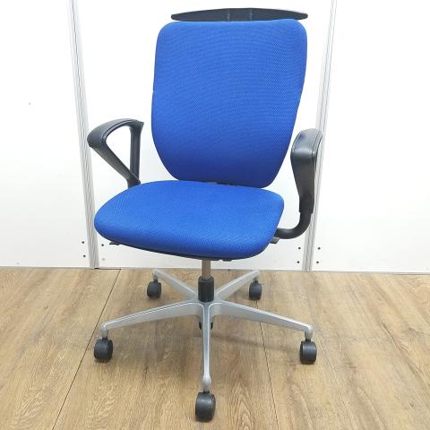 【中古】プラオチェア  イトーキ（ITOKI） 肘付ハイバックチェア