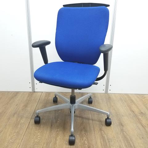 【中古】プラオチェア  イトーキ（ITOKI） 肘付ハイバックチェア