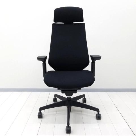 【中古】デュオラ クッション CRS-G3100E6N コクヨ（KOKUYO） 肘付ハイバックチェア