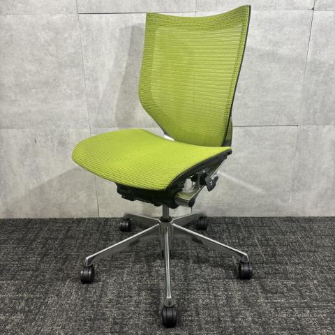 【中古】バロンメッシュチェア CP33AR FDH6 オカムラ（okamura） 肘無ローバックチェア