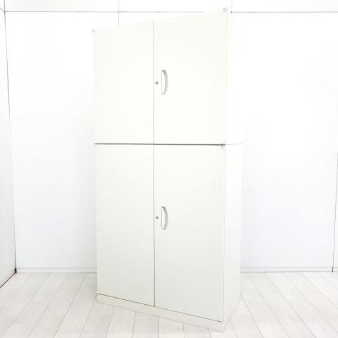 【中古】QUWALL RW45-07H　/　RW45-10H 生興 ハイキャビネット／両開き＋両開き