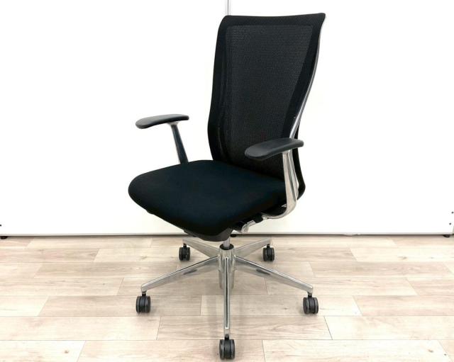 【中古】フォスターエトスチェア  コクヨ（KOKUYO） 肘付ハイバックチェア