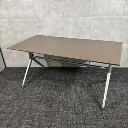 【中古】DDDP-157S-17 イトーキ「DDシリーズ」ミーティングテーブル W1500！落ち着いたブラウンカラーで会議室や打ち合わせスペースにおすすめのオフィステーブル！/福岡で中古オフィス家具、オフィスデスクをお探しならオフィスバスターズ福岡博多店へお気軽にお問い合わせください！　#ミーティングテーブル　#中古イトーキ　#DDシリーズ　#W1500　#ブラウン