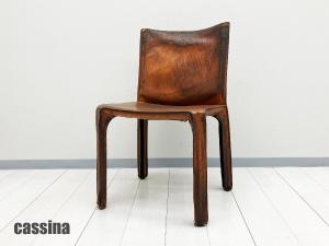 cassina/カッシーナ　412 CAB / キャブチェア　マリオベリーニ　ブラウン