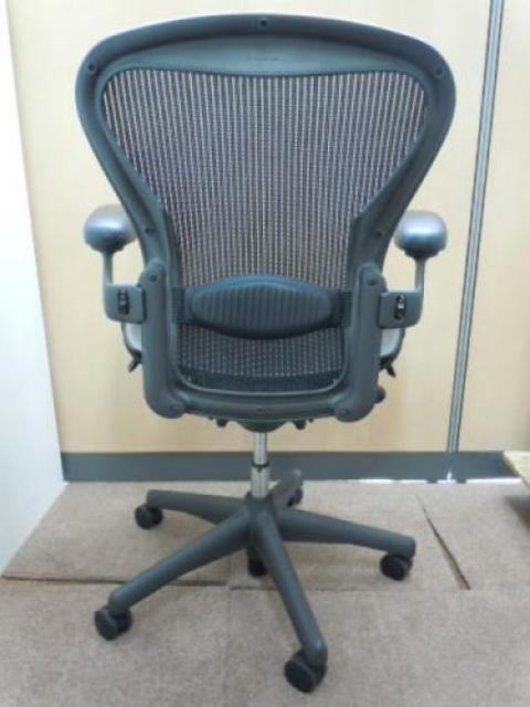 【中古】アーロンチェア Herman Miller/ハーマンミラー 肘付ハイバックチェア 64374