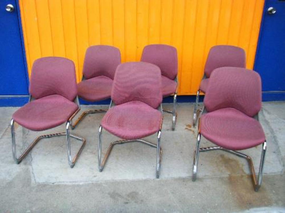 アイディア溢れる♪ミーティング出来たら良いですねッ♪6脚セットですッ◎【会議チェア】
                                    中古
            