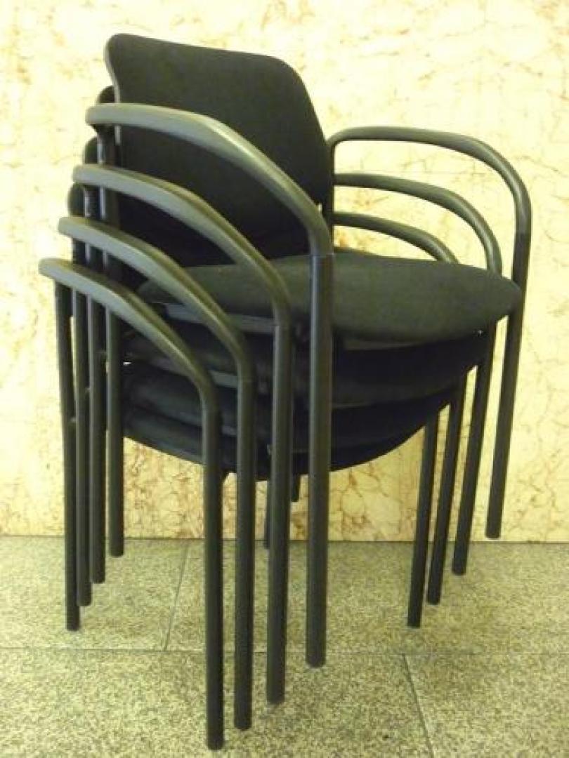 【4名様向けセット商品】　やみつきになるふわふわさらさら　肘付スタッキング　単品Ｘ4より2100円も安い！【会議チェア】
                                    中古
            