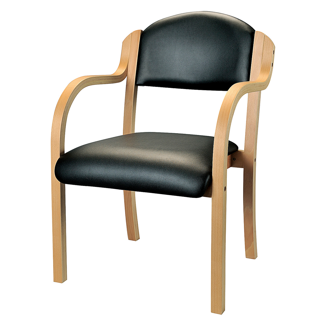 【事務用品】木製スタックチェア　お手入れらくらく　ブラック【新品】【IK】IKD-01
                        IKD
                                    新品
            