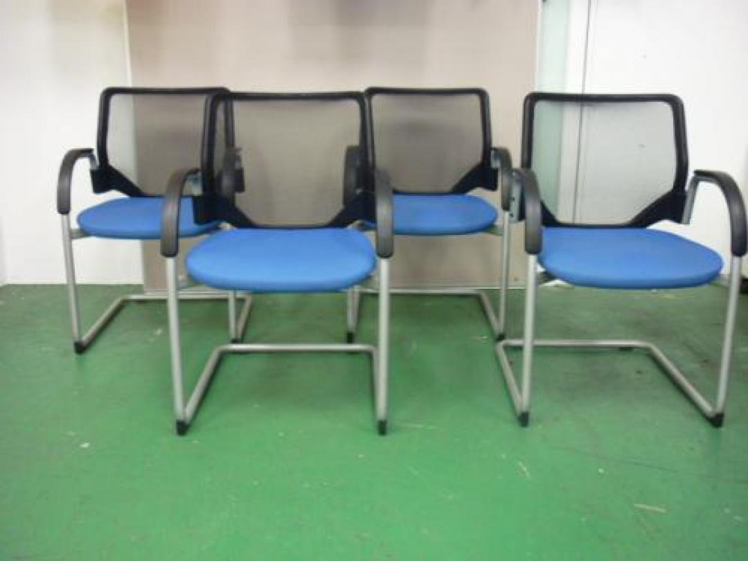 スタッキングチェア5j脚セット【会議チェア】
                                    中古
            