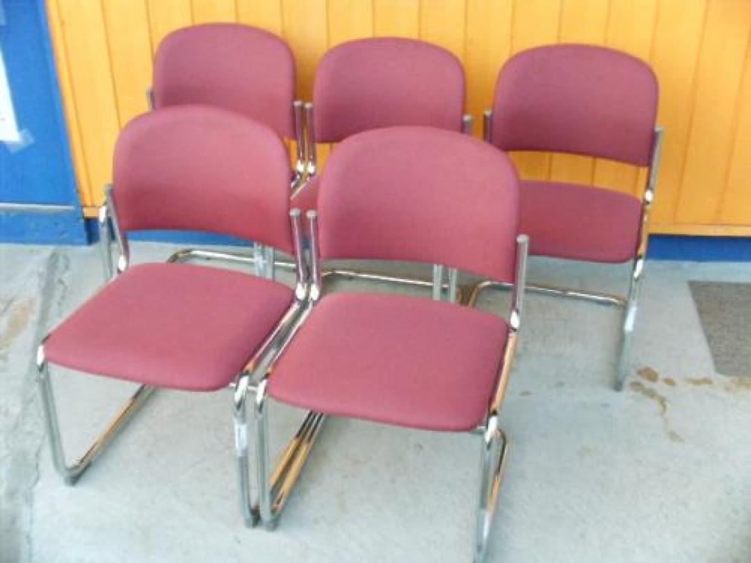 【セット商品】オカムラミーティングチェア5脚セット【会議チェア】
                                    中古
            