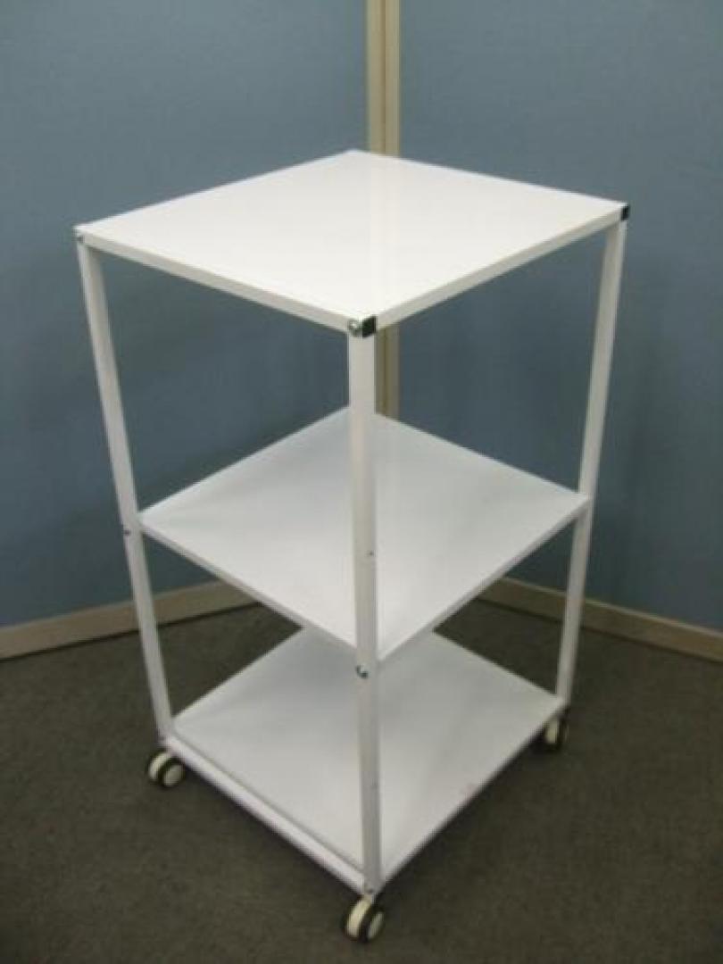 【キャスター付きで使いやすい！】プリンター台　■綺麗なホワイト！
                                    中古
            