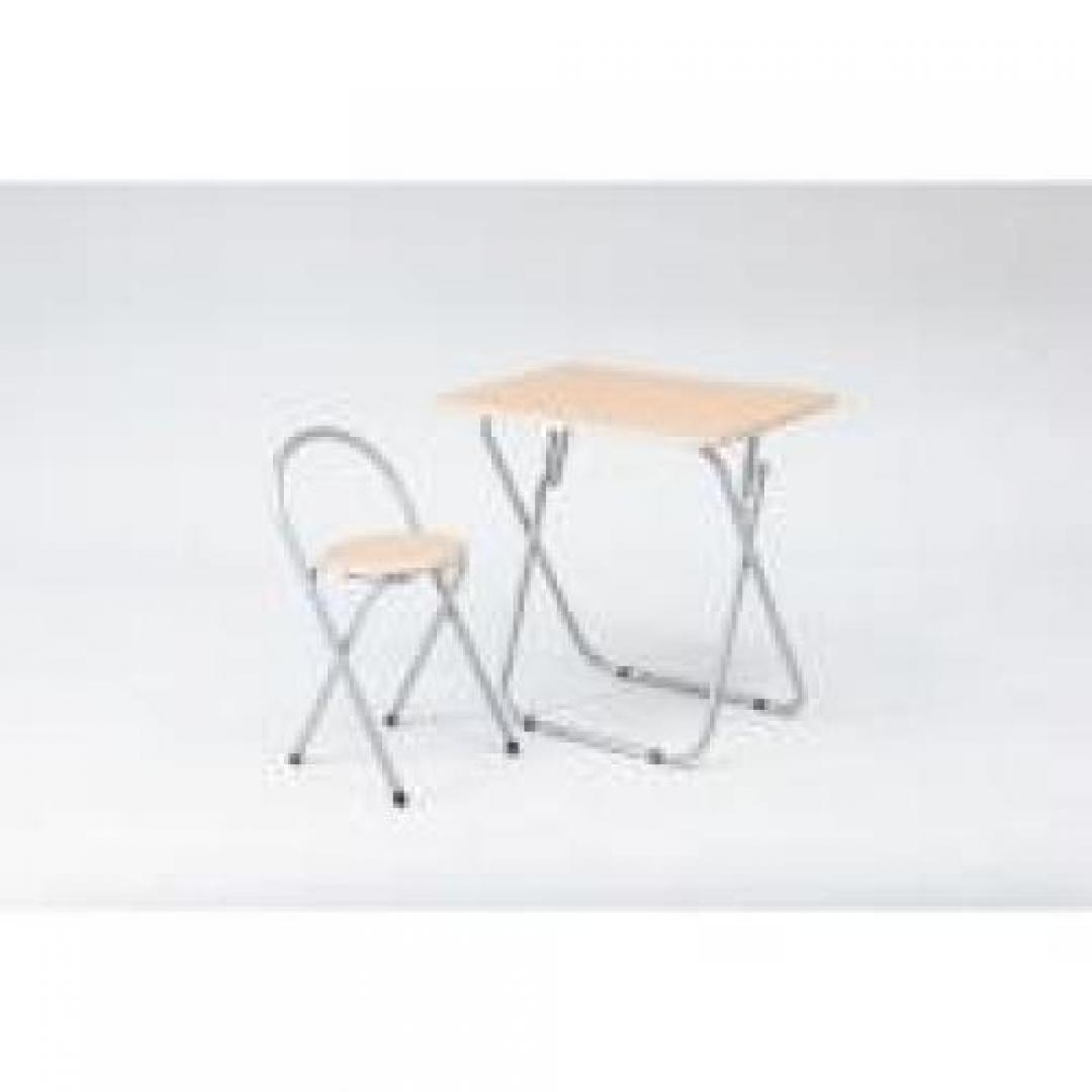 【上野店なら新品も安い！】 ■セット商品　折りたたみデスク＋折りたたみチェアセット
                                    新品
            