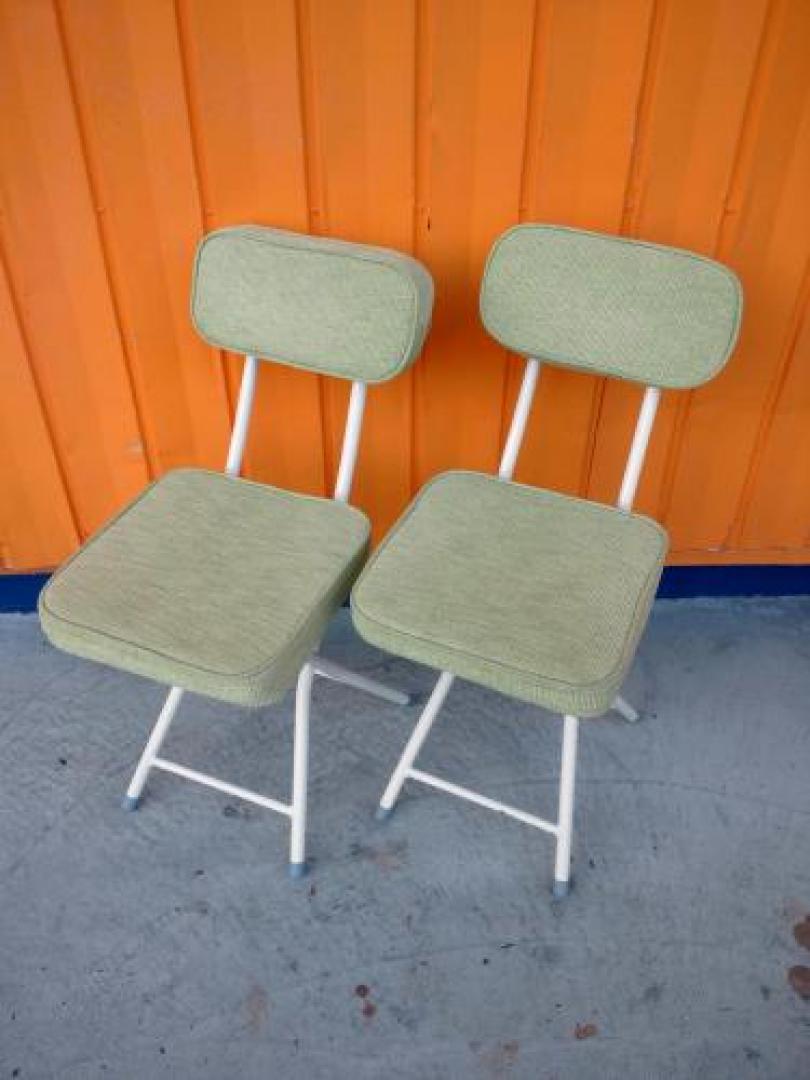 セット商品　折りたたみ簡易チェア2脚セット
                                    中古
            