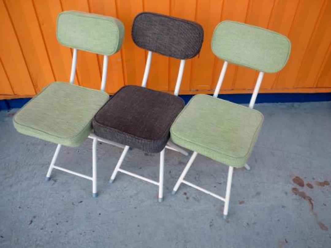 【セット商品】　折りたたみ簡易チェア　3脚セット
                                    中古
            