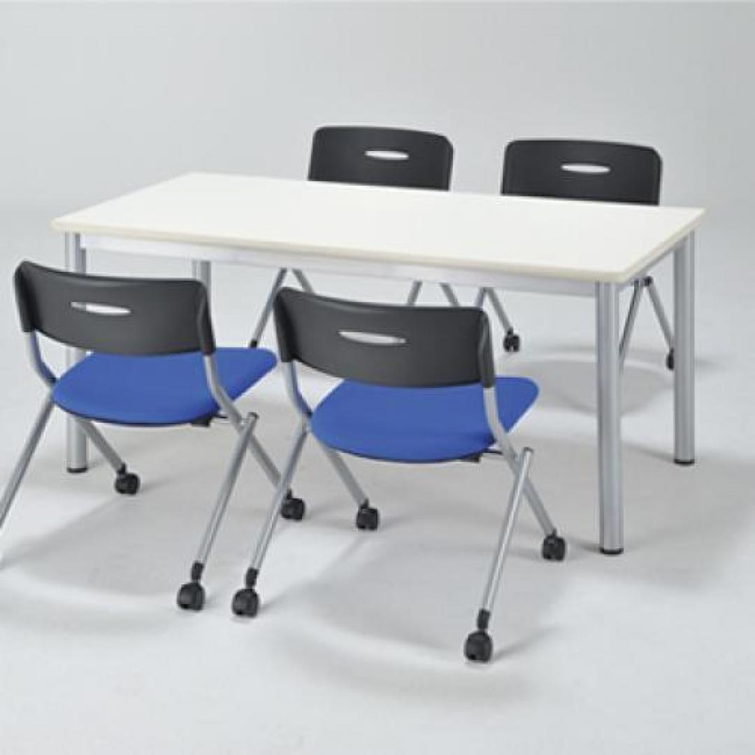 【セット商品】会議テーブル+ミーティングチェアセット
                                    新品
            
