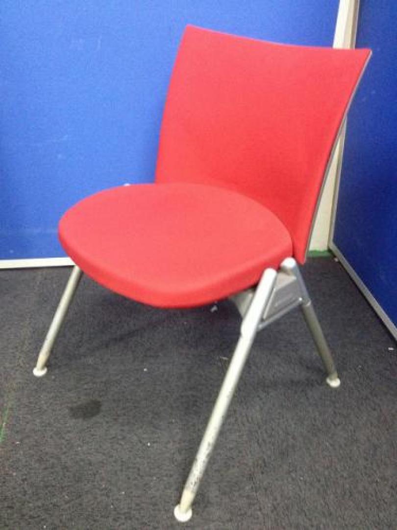 【スタッキングチェア】【レッド】【内田洋行】【ミーティングチェア】【会議チェア】
                                    中古
            