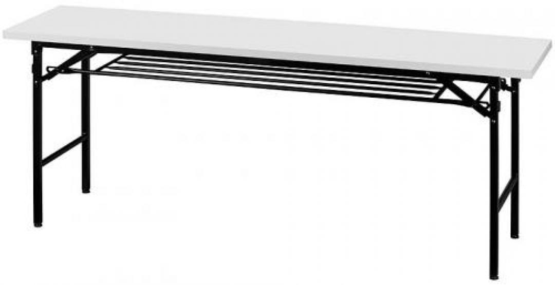 ☆★　新品　折りたたみテーブル　Ｗ1800Ｄ450Ｈ700　ホワイト　☆★
                                    新品
            