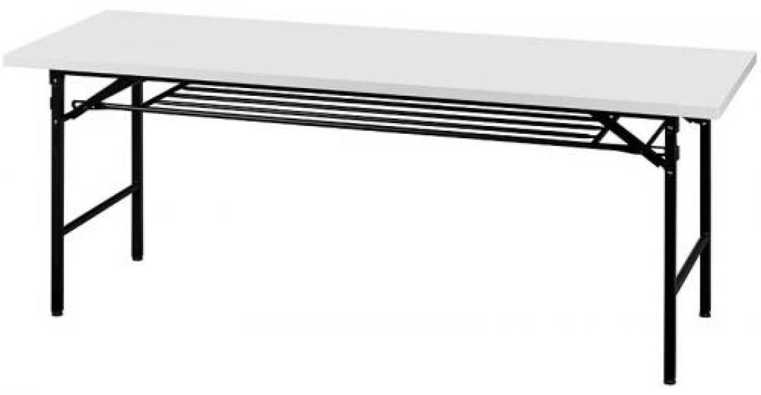 ☆★　新品　折りたたみテーブル　Ｗ1800Ｄ600Ｈ700　ホワイト　☆★
                                    新品
            