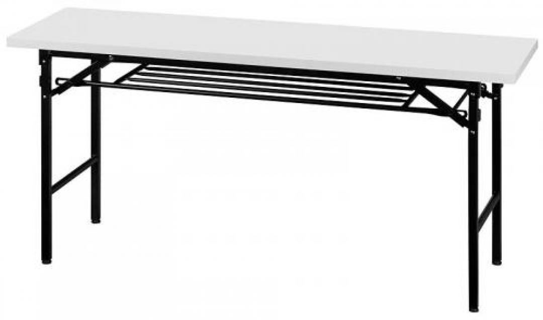 ☆★　新品　折りたたみテーブル　Ｗ1500Ｄ450Ｈ700　ホワイト　☆★
                                    新品
            