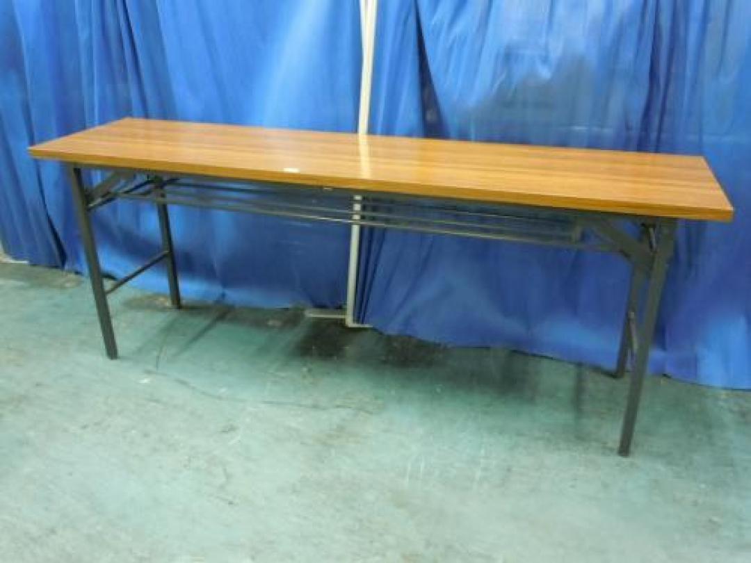 【6台入荷！3,150円☆】KOKUYO製　折りたたみテーブル　■幅1800mm 奥行き450mm 
                                    中古
            