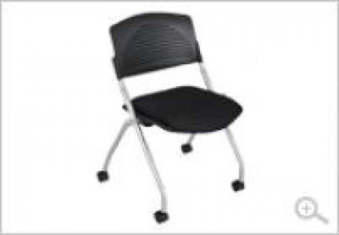 【キャスター付テーブル用チェア】【畳んで収納！】【移動もラクラク！！】【会議チェア】
                                    新品
            