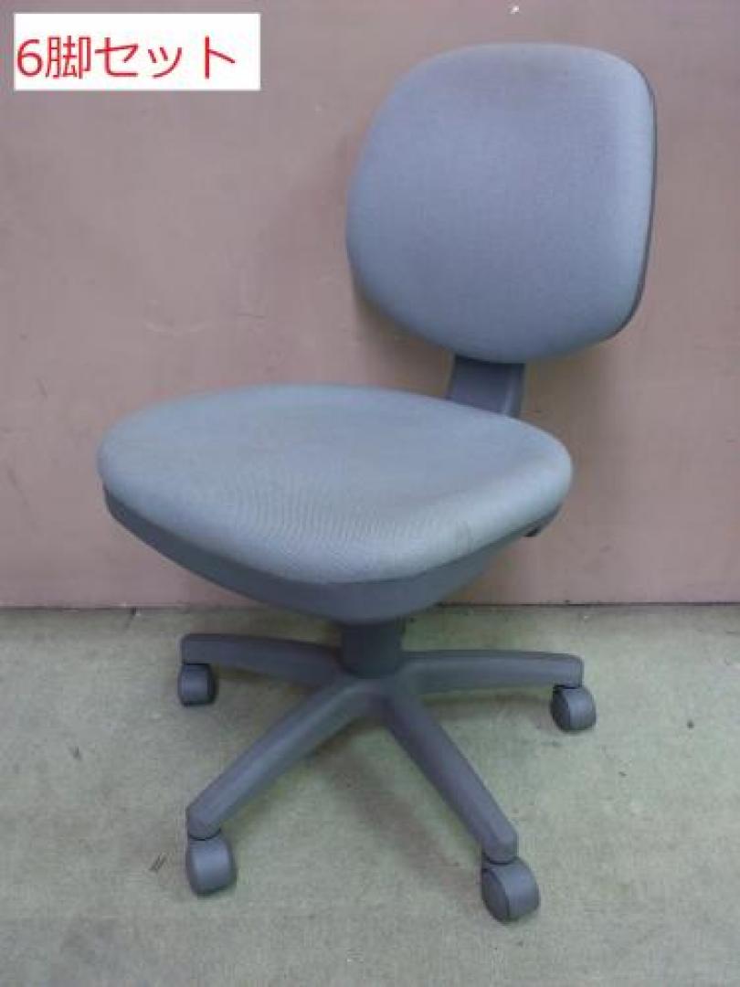 【■安価チェア　■6脚セット】京都、滋賀、富山、石川、福井、北陸エリアをはじめ、全国のオフィスを徹底的にサポートいたします！！【OAチェア】
                                    中古
            