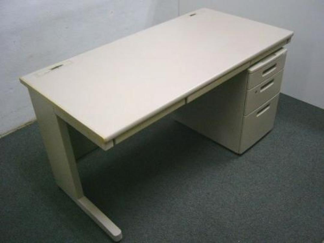 【セット商品】平机+3段ワゴンセット　■KOKUYO　■BSシリーズ　■片袖机のようにご利用頂けます。
                                    中古
            