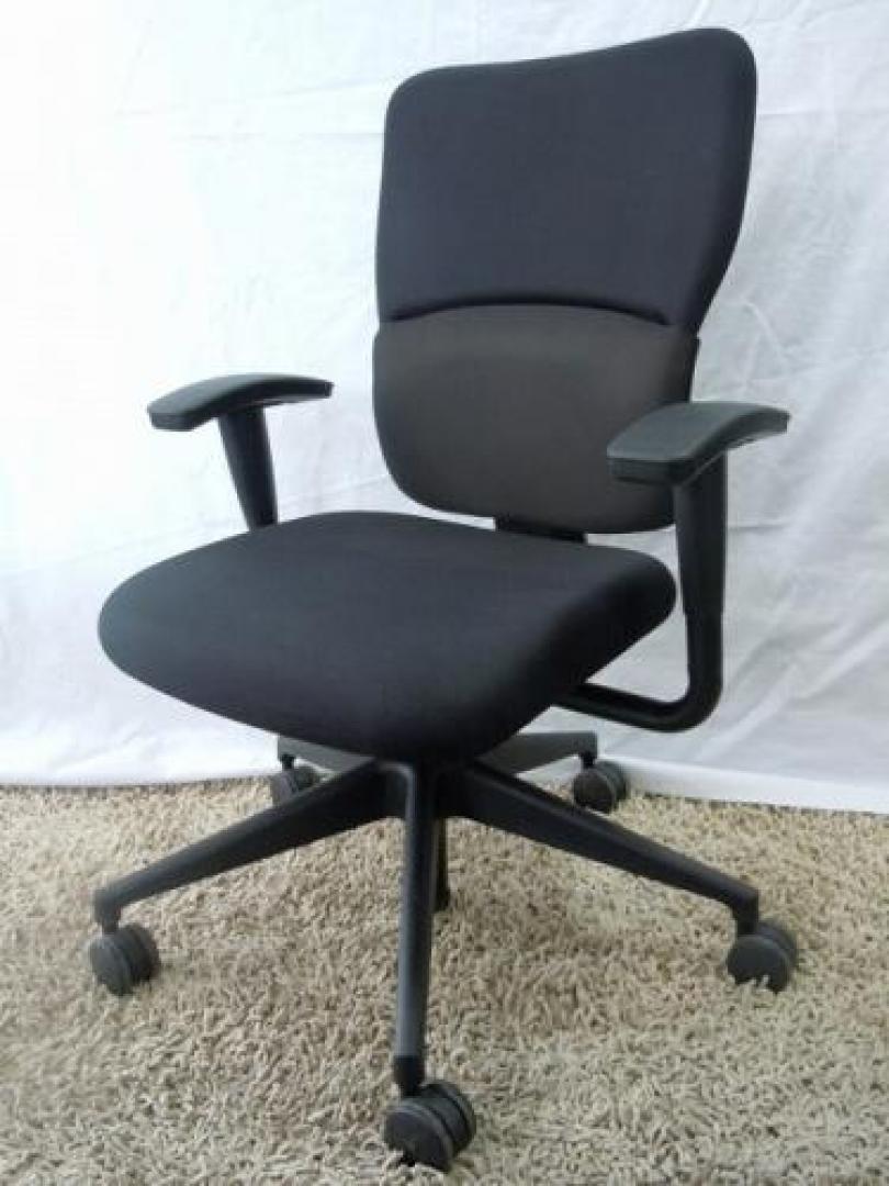 中古】LetsB レッツB Steelcase/スチールケース 肘付ハイバックチェア