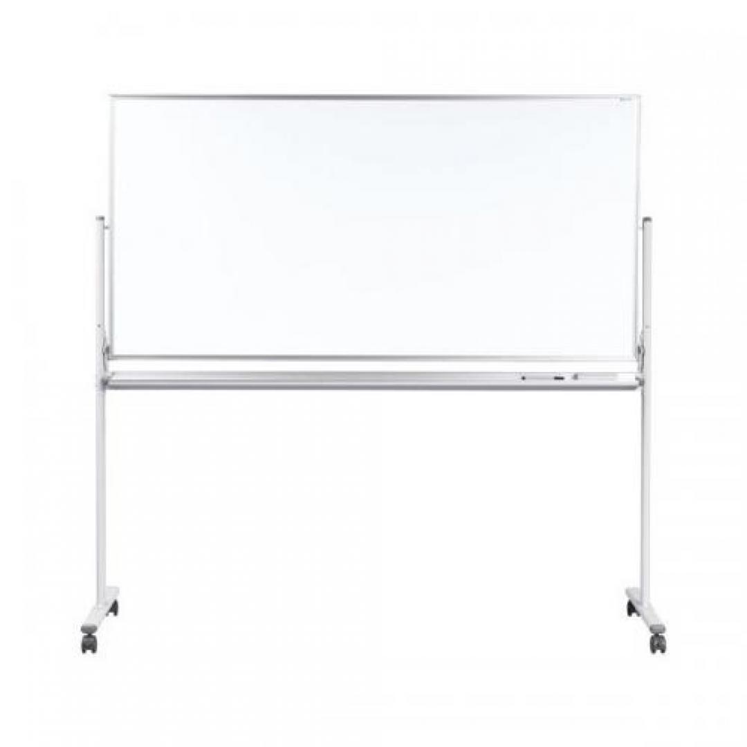 【■ホワイトボーﾄﾞ（W1800）　■両面式　■無地　■ホーロータイプ　■脚付】
                                    新品
            