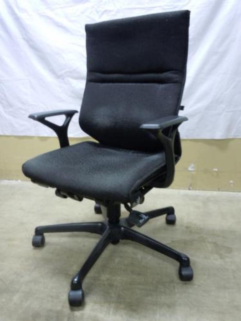 オカムラ　エルシオ　肘付きハイバック　デスクチェア　オフィス 中古】エルシオチェア CR36ME 0186 オカムラ/okamura 肘付