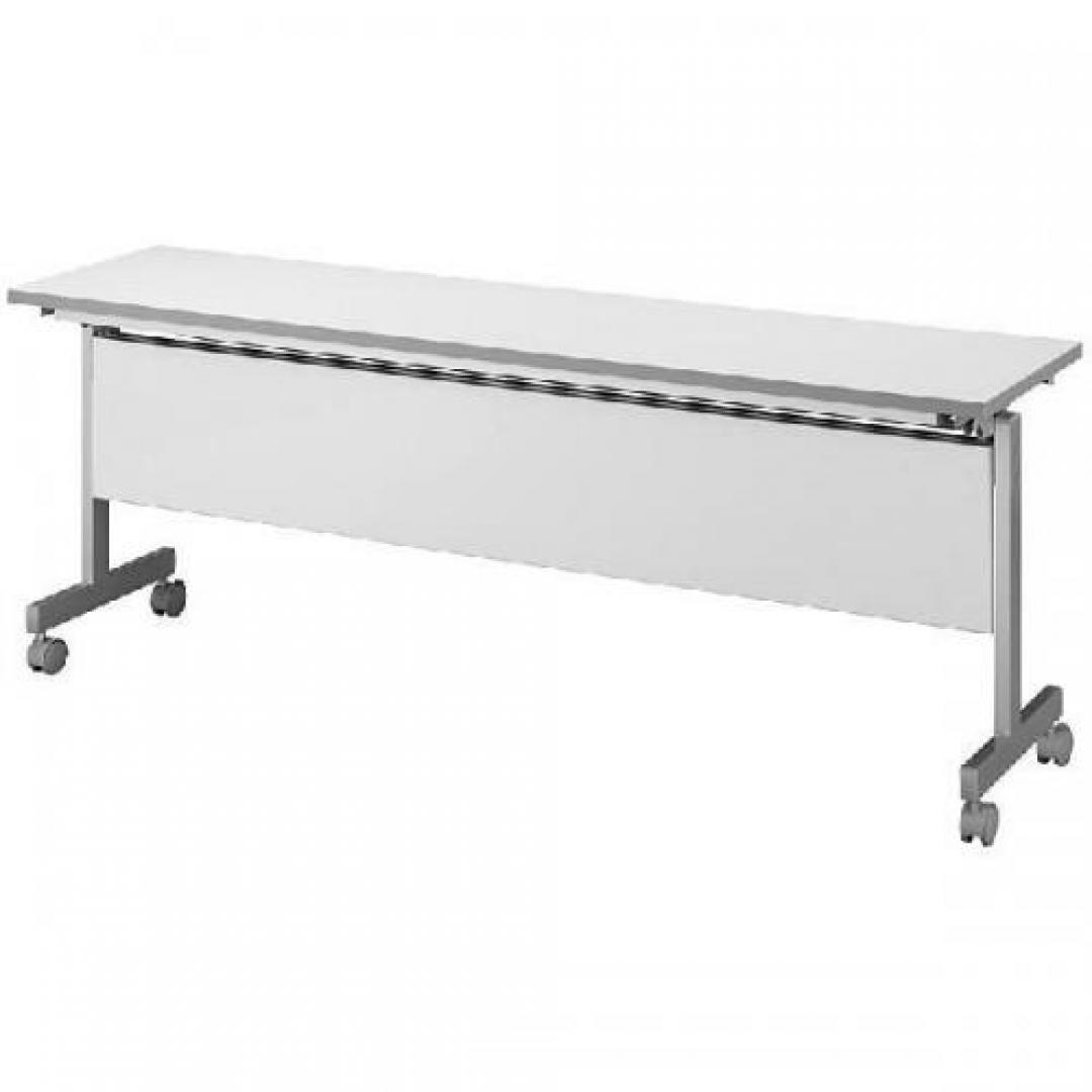 　サイドスタックテーブル　■幕板付　■天板サイズ：W1500×D450　■色：ホワイト
                                    新品
            