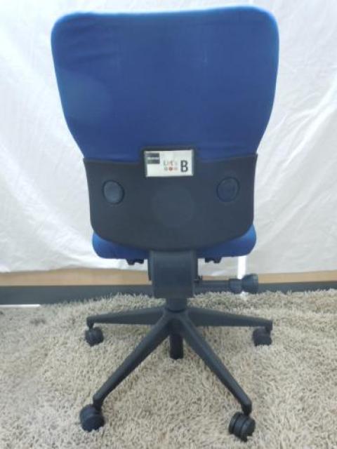 中古】LetsB レッツB Steelcase/スチールケース 肘無ローバックチェア