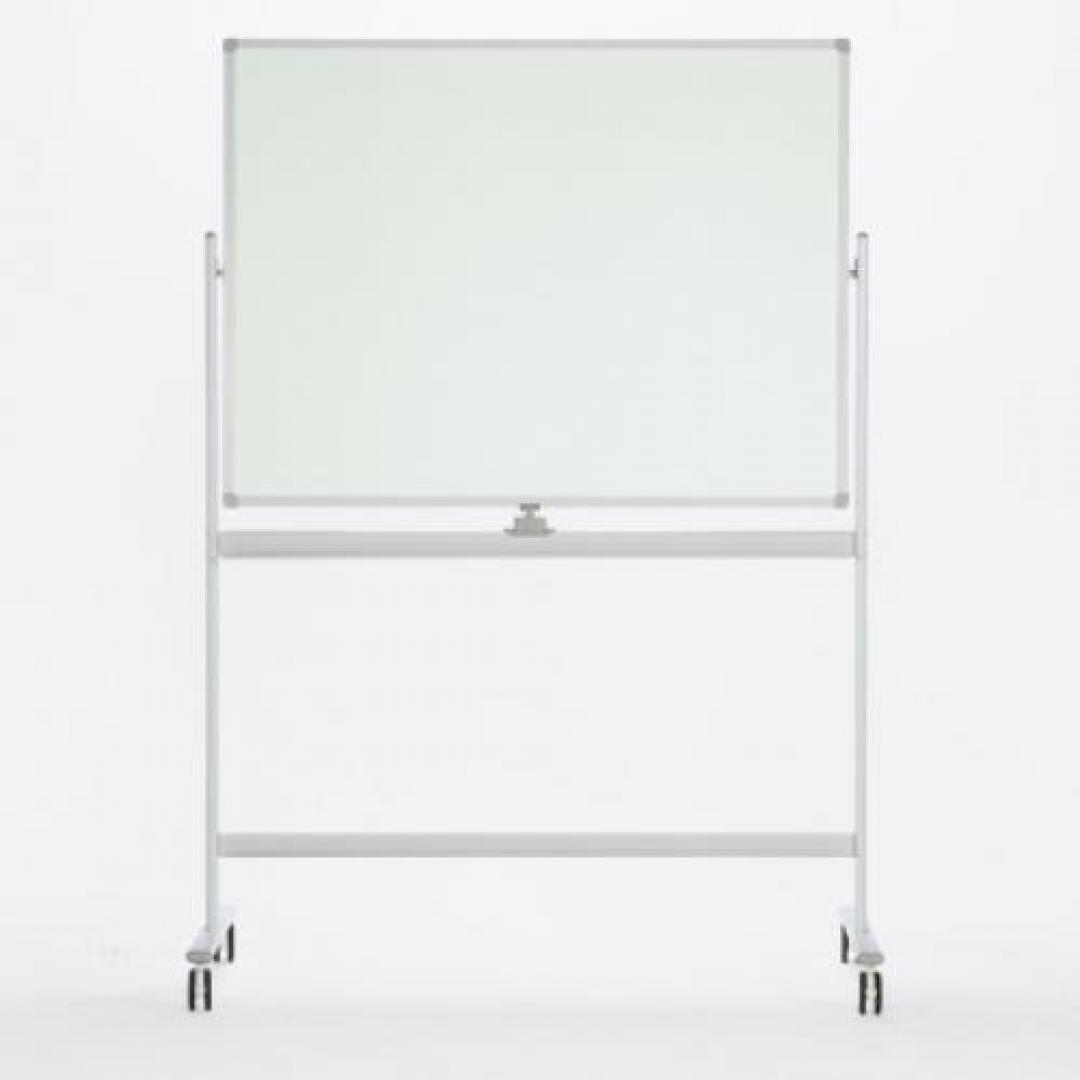 ■新品■両面仕様のホワイトボード自立タイプ　もちろんキャスター脚付。　■板面：W1200タイプ　■ホワイトフレーム
                                    新品
            