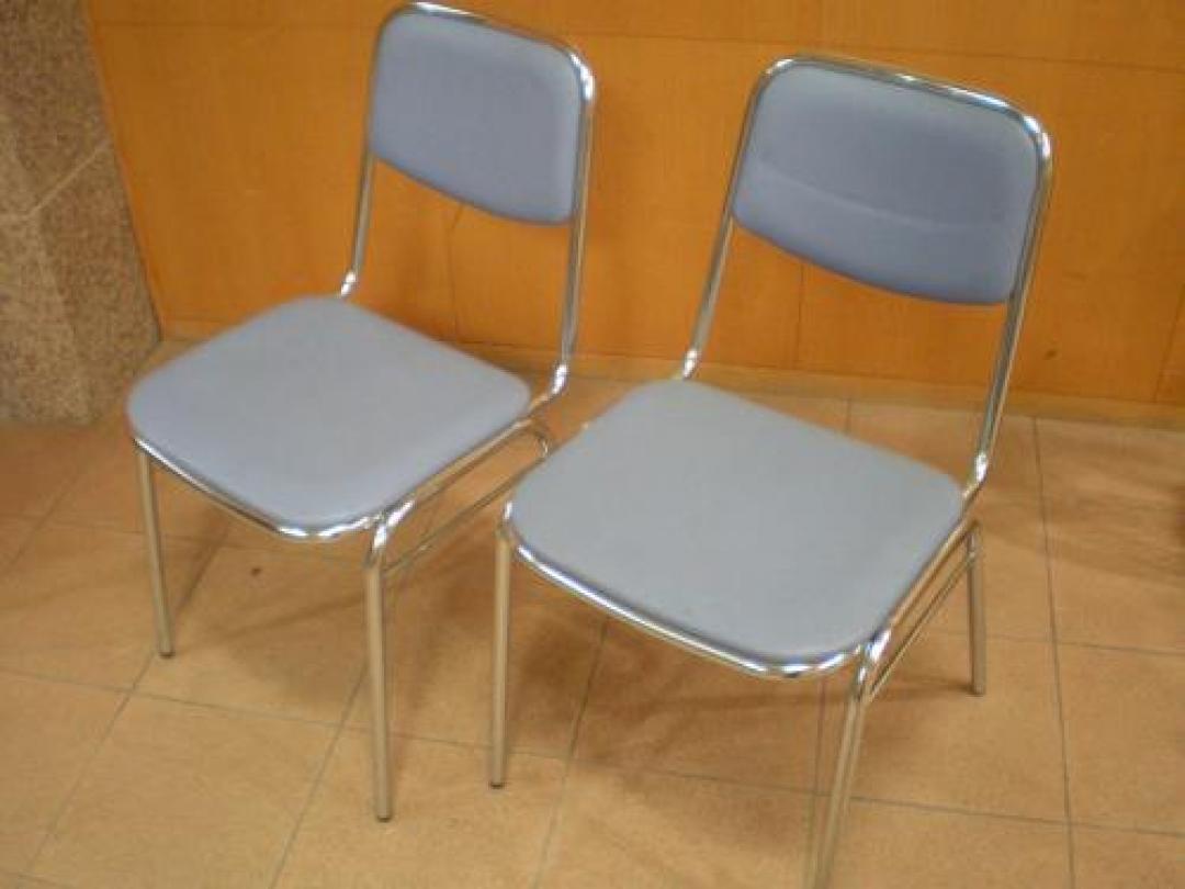 【セット商品】スタッキングチェアー　2脚セット【会議チェア】
                                    中古
            