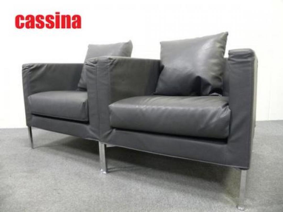 ボックススモールソファ２脚セット【Dsofa】
                                    中古
            