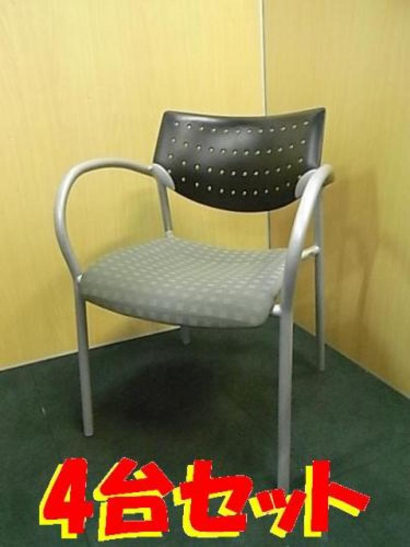 【是非お問い合わせ下さいませ！ＴＥＬ03-5807-7040】【4脚セット】■岡村製作所　■会議用チェア　キールハワー(KEILHUER)(Also・オルソシリーズ）【セット商品】【ロット】【会議チェア】
                                    中古
            