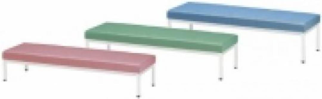 【介護用品】ロビーチェア◆背付なしタイプ◆色は選べます。◆ビニールレザー張り
                                    新品
            