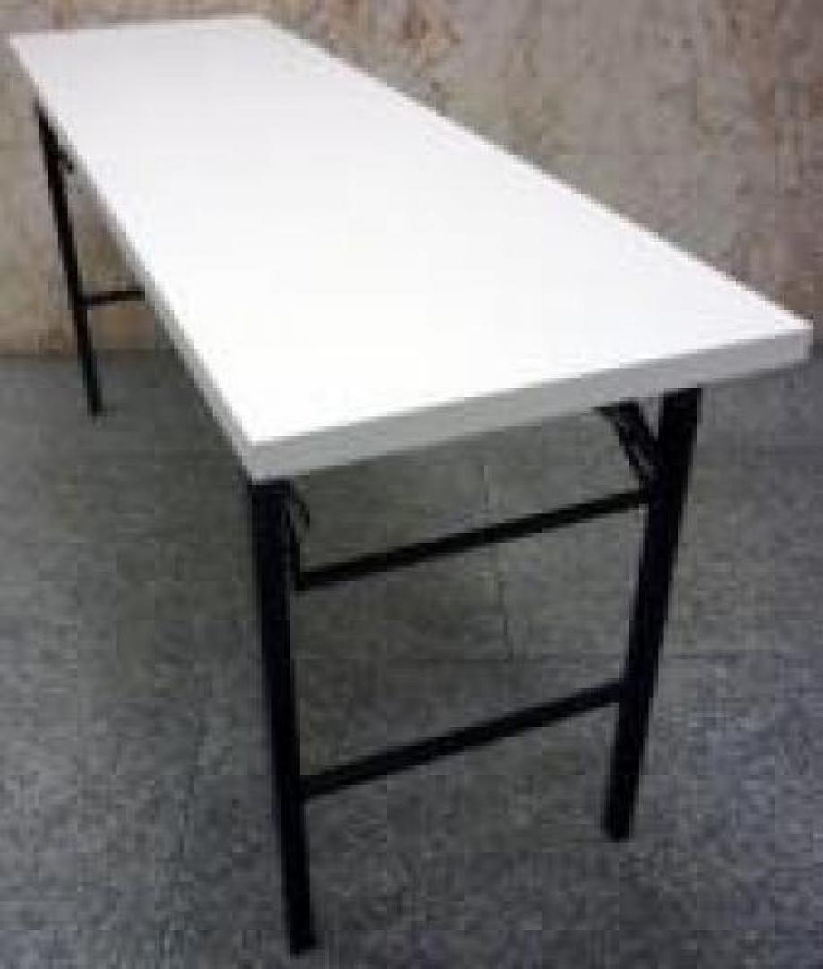 折り畳みテーブル　井上金庫製(inoue)■新古品・KH-1845■人気ホワイト色折り畳みテーブル■<br>60台入荷!!在庫揃えるなら今!!*箱入り、送料別途
                                    新古品
            