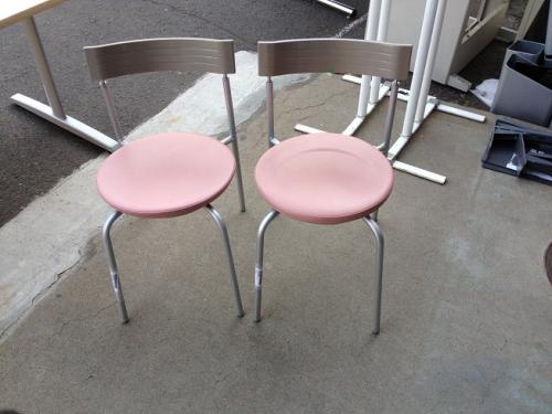 スタッキングチェア2脚セット【会議チェア】
                                    中古
            