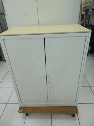 オカムラ製（okamura）　シャッター書庫　レクトラインシリーズ　ホワイト色　
                                    中古
            