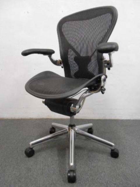 【新古品】アーロンチェア Herman Miller/ハーマンミラー 肘付ハイバックチェア 86365