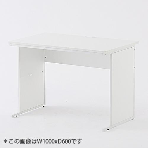 【格安】【事務用品】　平机　横幅1000mm×奥行700mm　/　ホワイト
                        ワークデスク４
                                    新品
            