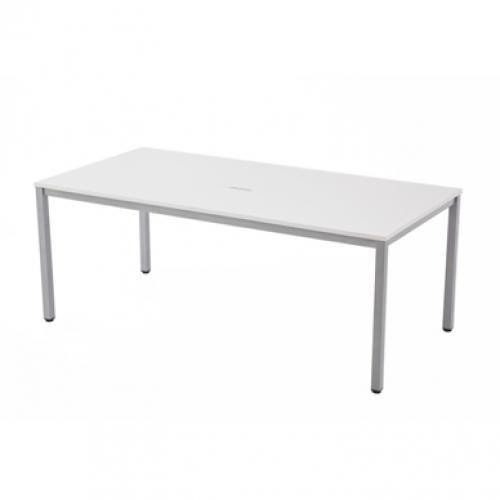 配線ボックス付ミーティングテーブル　W1800
                                    新品
            