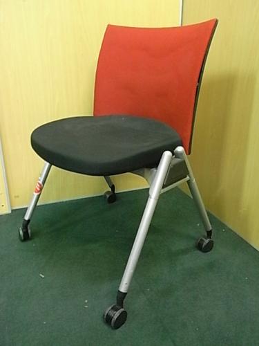 【1脚限定】■内田洋行　■ミーティングチェア　キャスター付　MX-350【会議チェア】
                                    中古
            