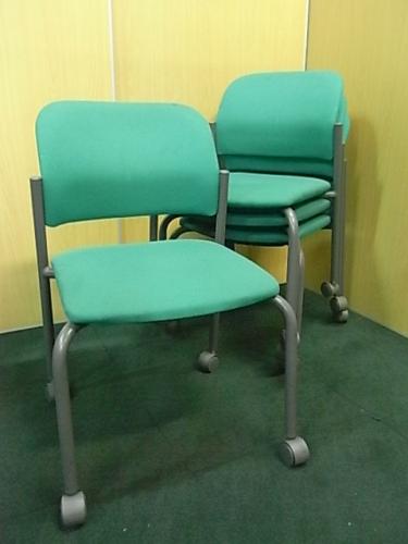 【4脚セット】【会議スペースに必須アイテム】■コクヨ ■ミーティングチェア　スタックタイプ CK-100CF【セット商品】【会議チェア】
                                    中古
            