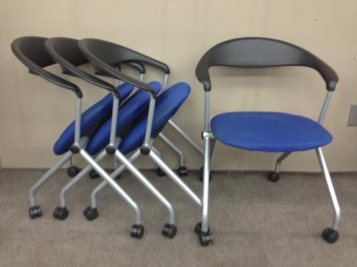 ■中古　■【4脚セット】内田洋行（Uchida）製FM290シリーズ　会議室、ラウンジスペース、商談室、休憩室【会議チェア】
                                    中古
            